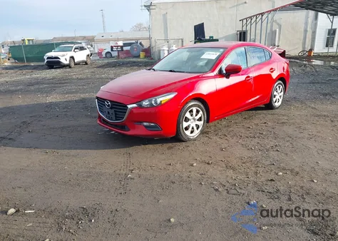 2017 Mazda Mazda3 Sport z USA, uszkodzony, nr VIN JM1BN1U7XH1102600